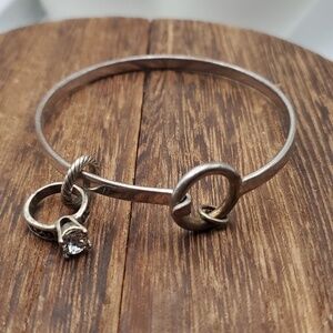 B2322 solid sterling silver heirloom bracelet antique